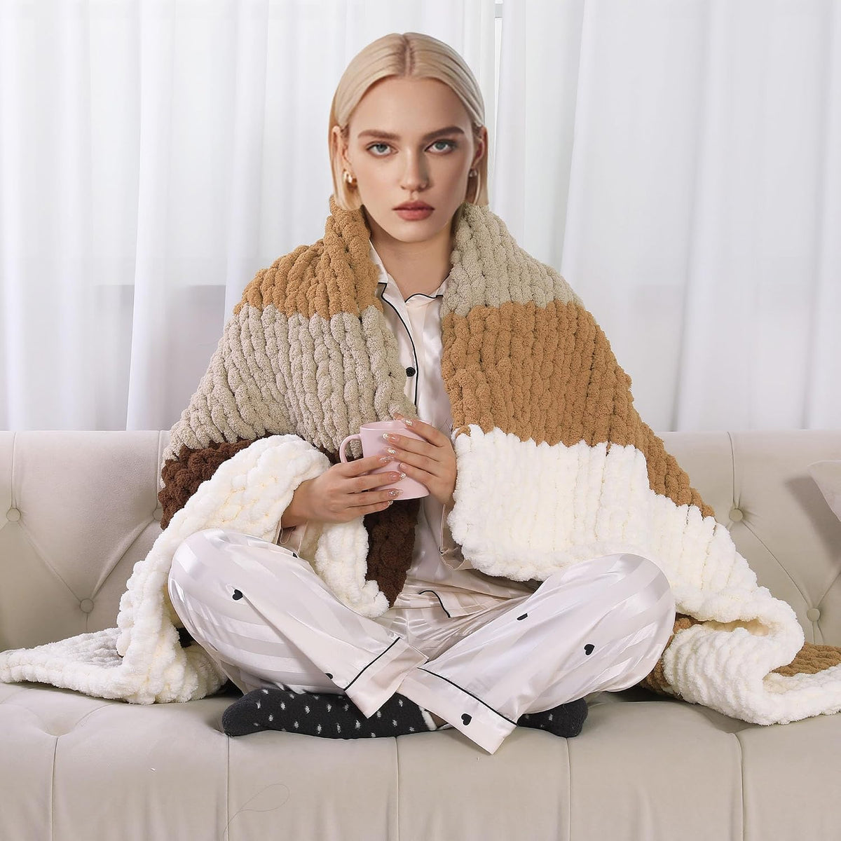 Hombys B0DQ86FK6W chunky chenille yarn - image 3