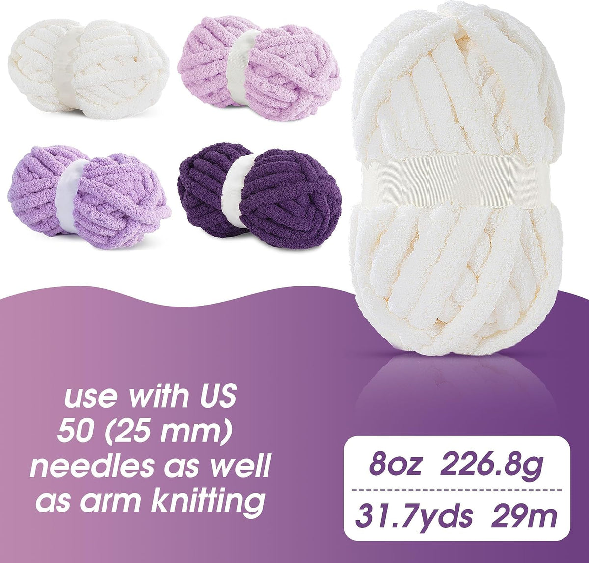 Hombys B0DQ86ZYK2 chunky chenille yarn - image 6