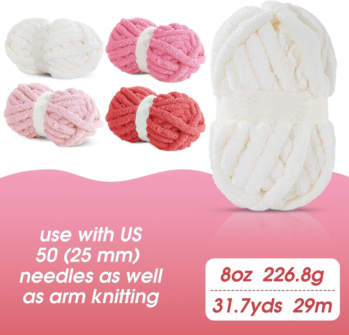 Hombys B0DQ87XF95 chunky chenille yarn - image 6