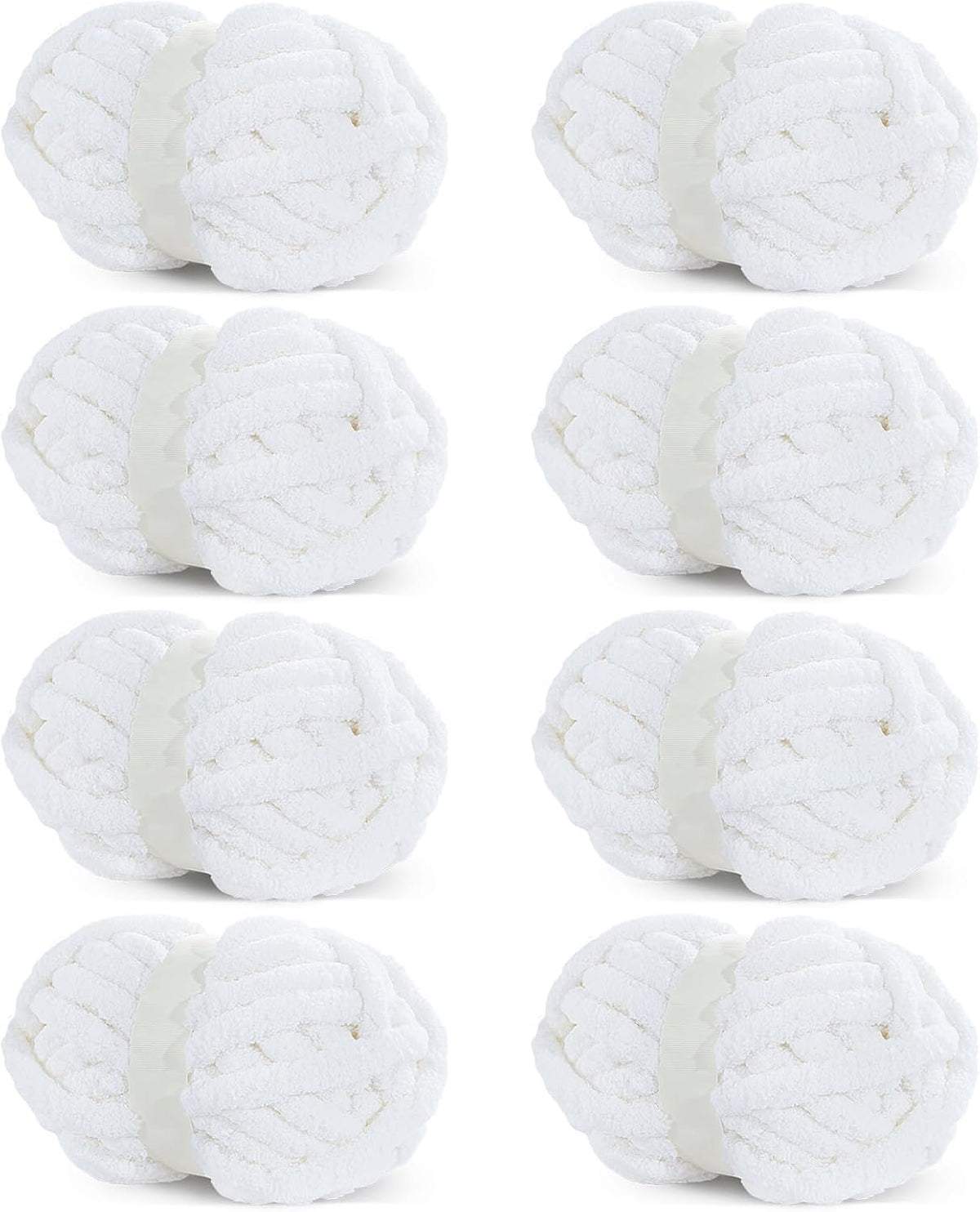 HOMBYS Pure White · 8 Pack