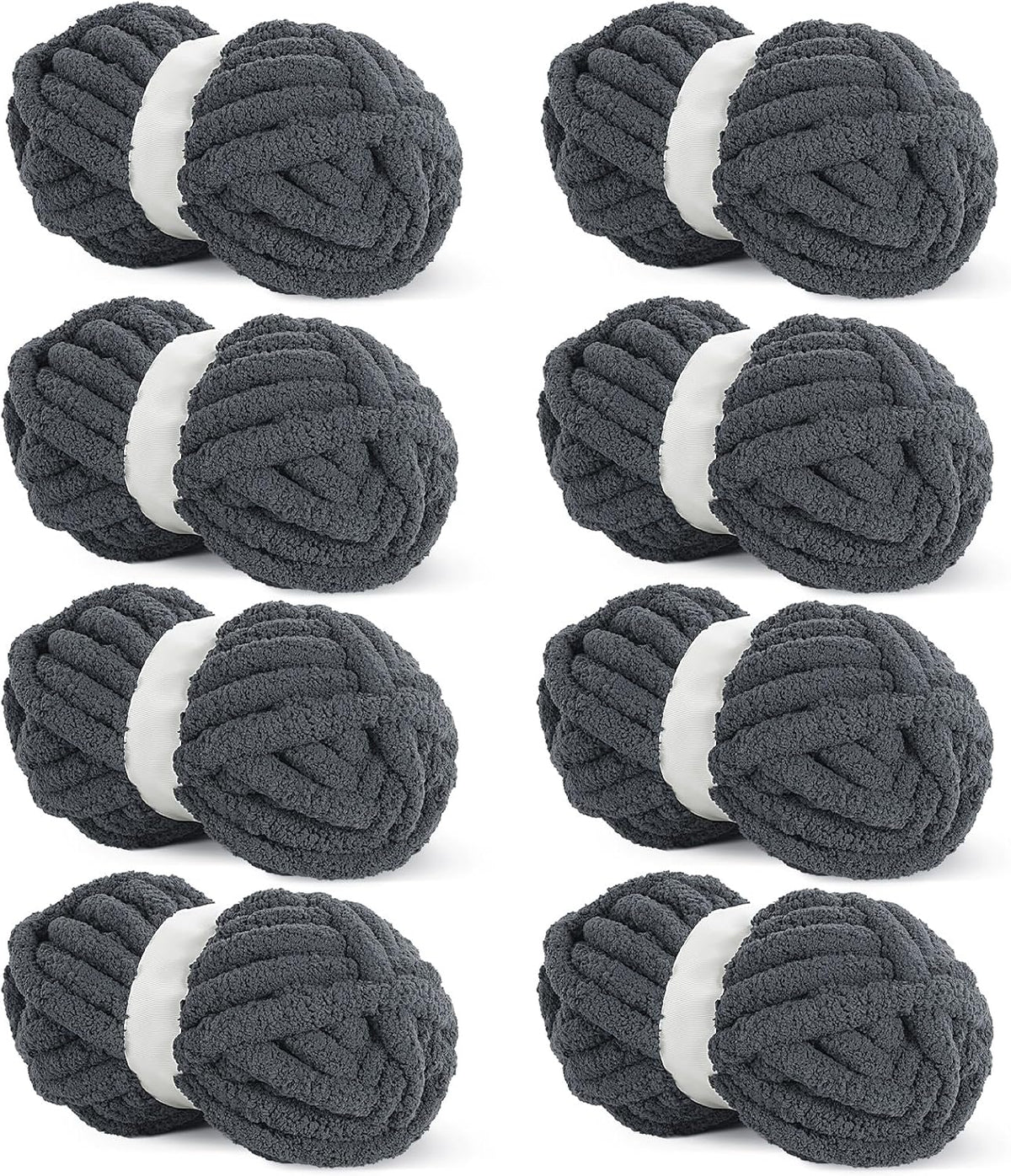 HOMBYS Charcoal Grey · 8 Pack