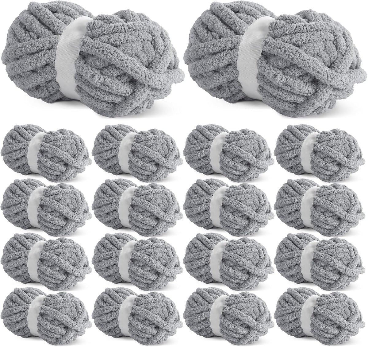 HOMBYS Light Grey · 18 Pack