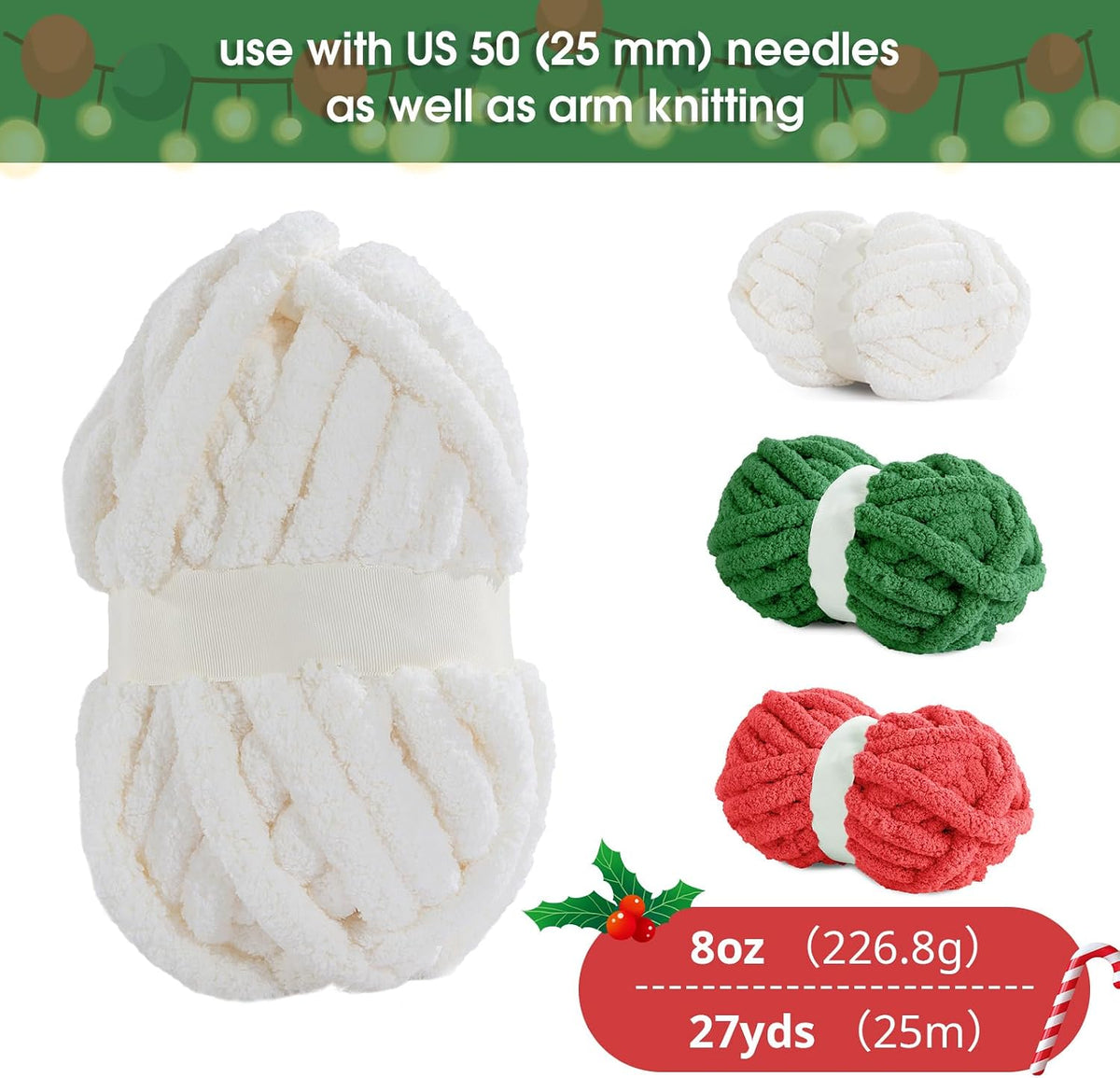 HOMBYS assorted chunky chenille yarn product image