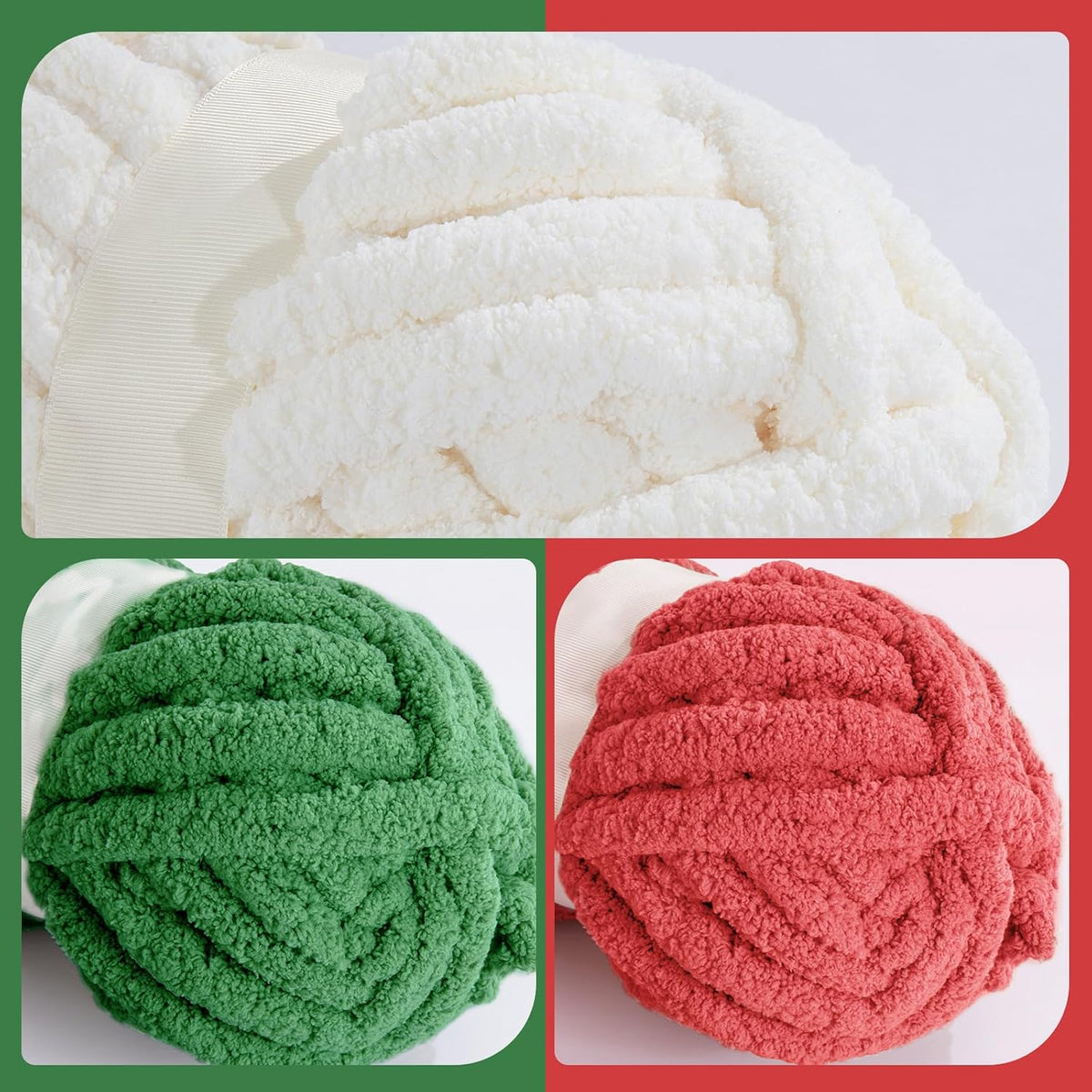 HOMBYS assorted chunky chenille yarn product image