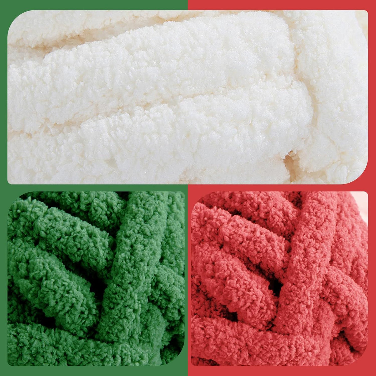 HOMBYS assorted chunky chenille yarn product image