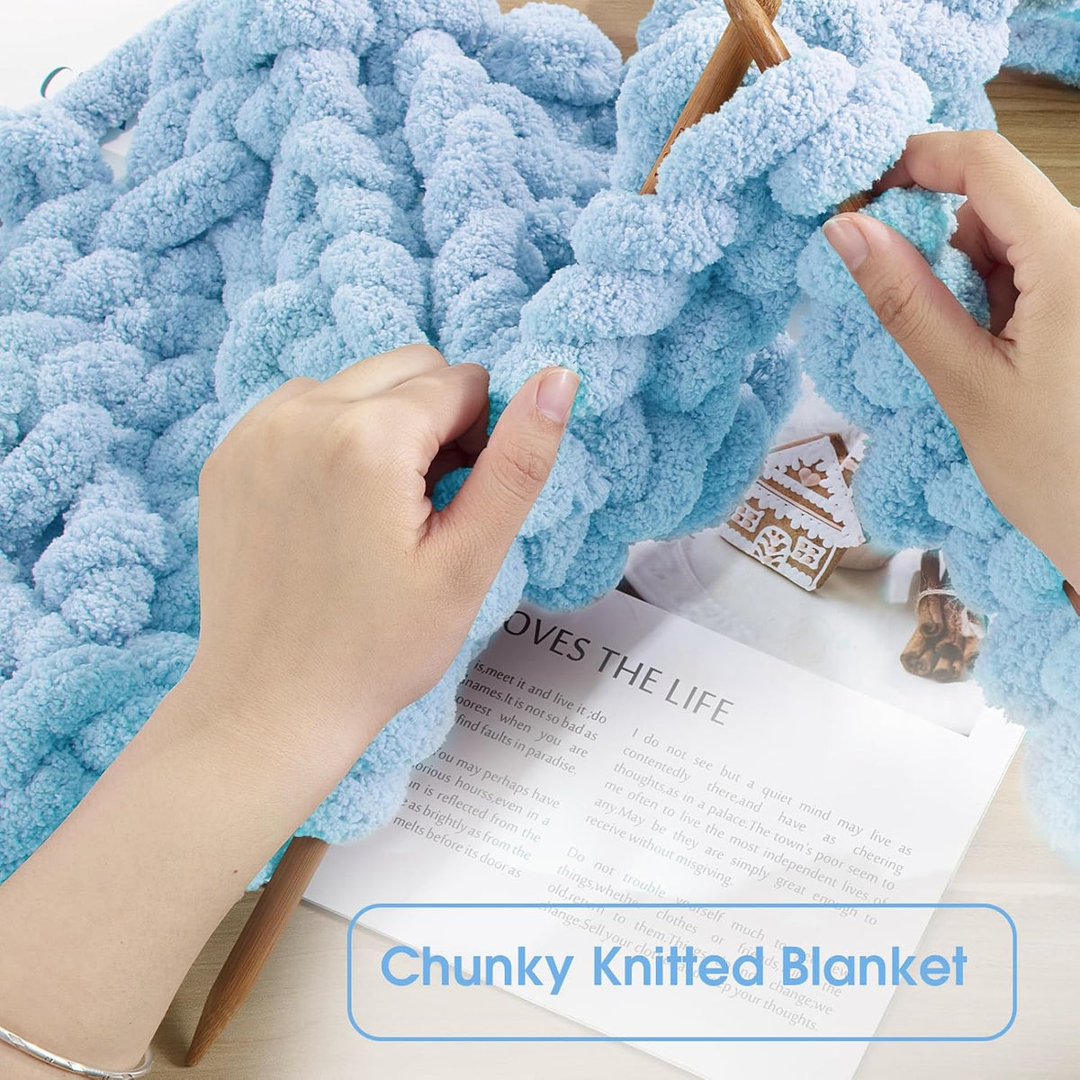 HOMBYS assorted chunky chenille yarn product image