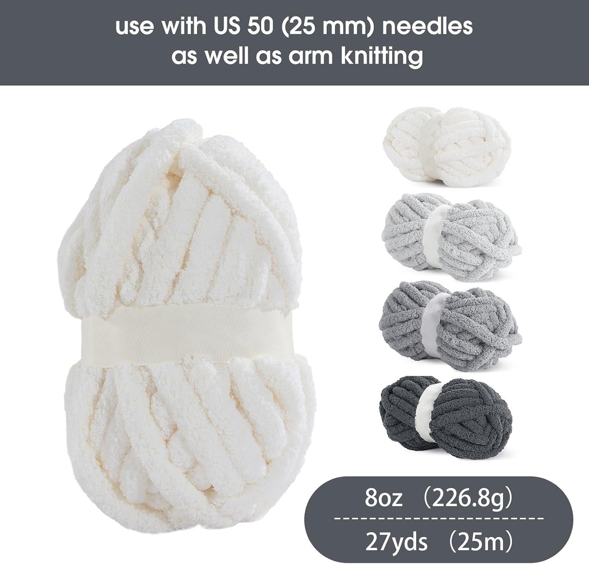 HOMBYS assorted chunky chenille yarn product image