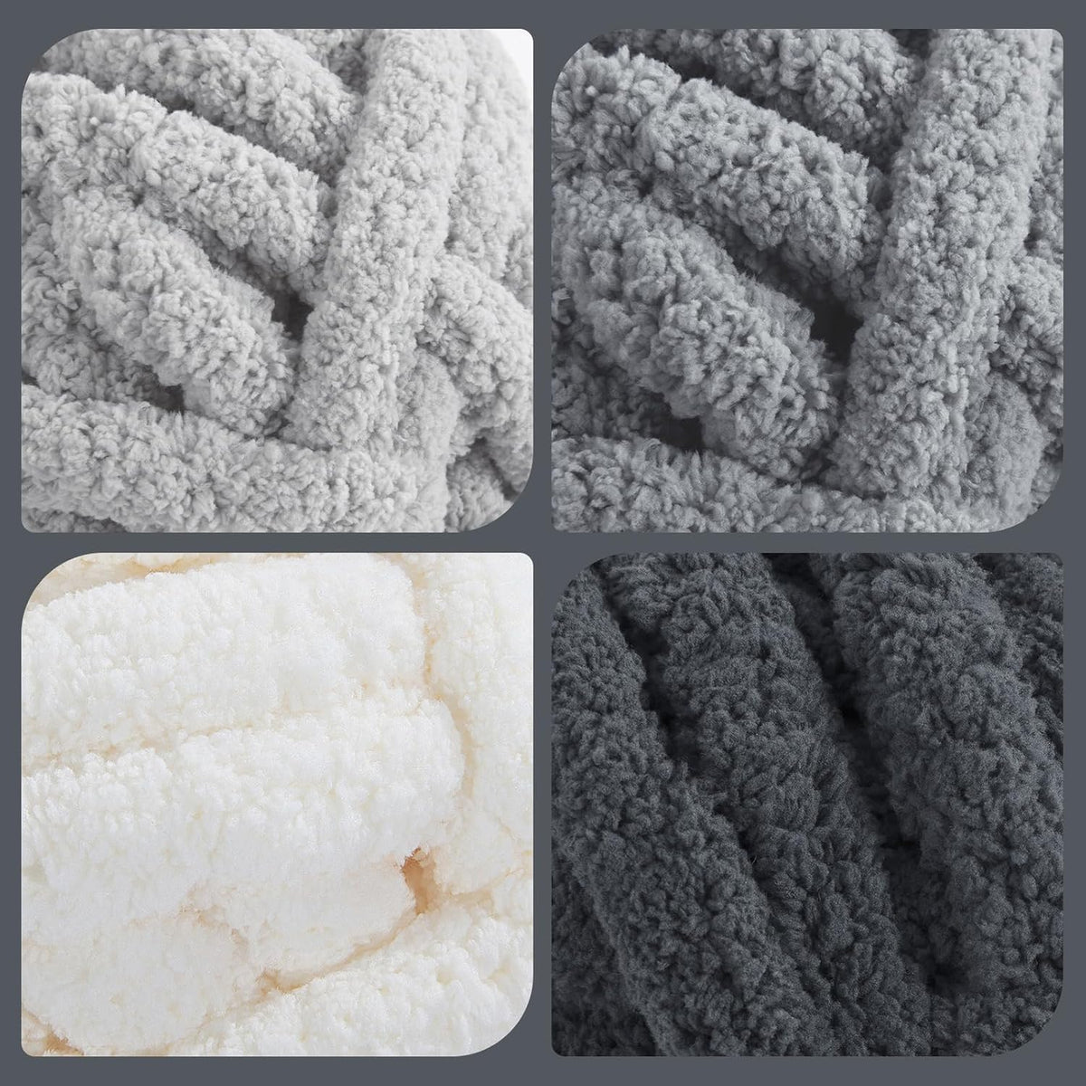 HOMBYS assorted chunky chenille yarn product image