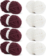 4Cream+4 Wine Red