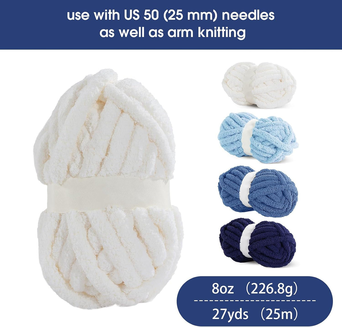 HOMBYS assorted chunky chenille yarn product image