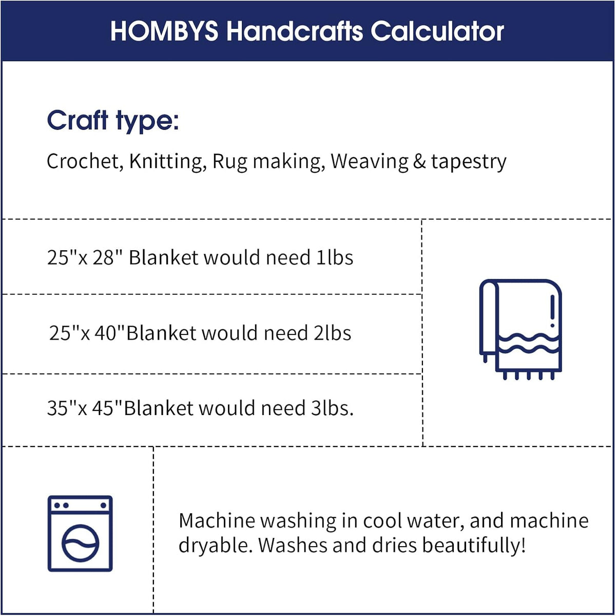 HOMBYS assorted chunky chenille yarn product image