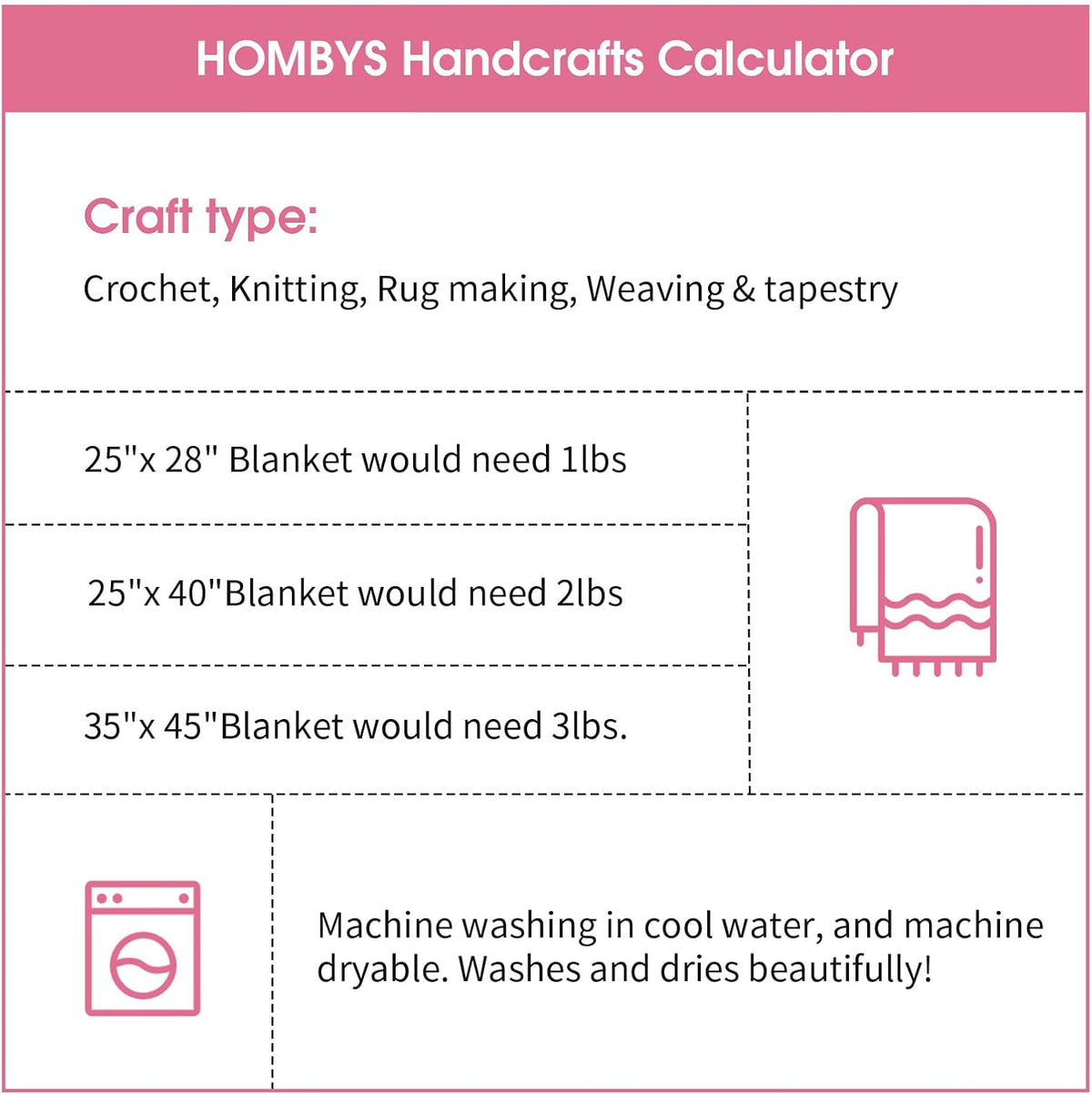 HOMBYS assorted chunky chenille yarn product image