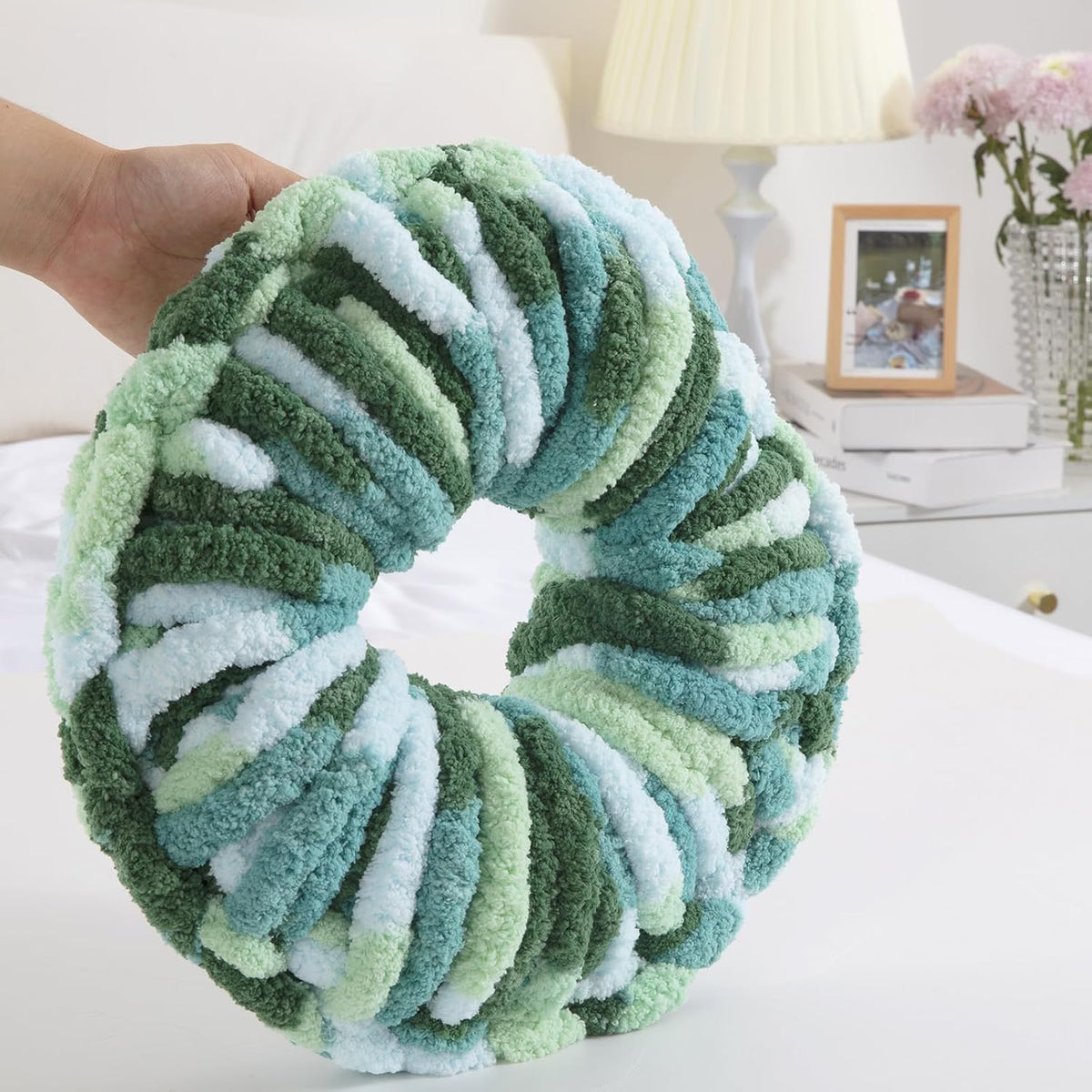 HOMBYS mixed chunky chenille yarn product image