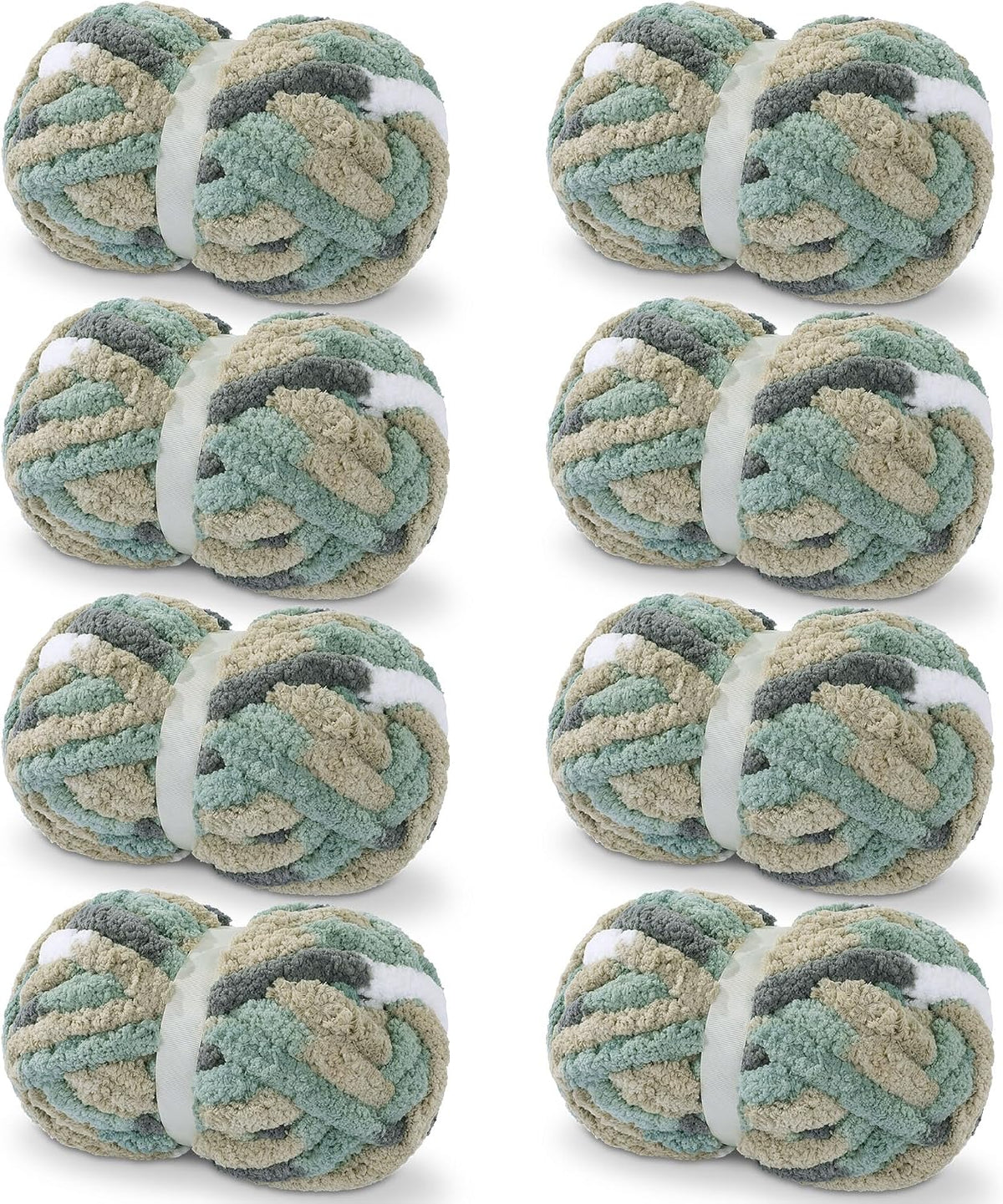 HOMBYS mixed chunky chenille yarn product image