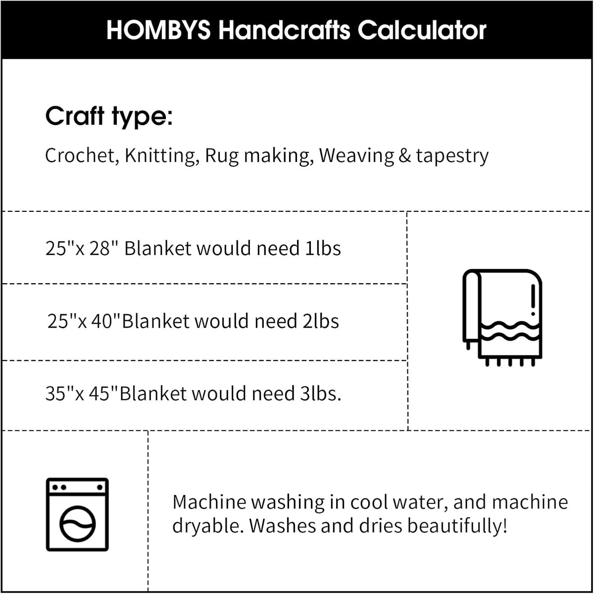 HOMBYS mixed chunky chenille yarn product image
