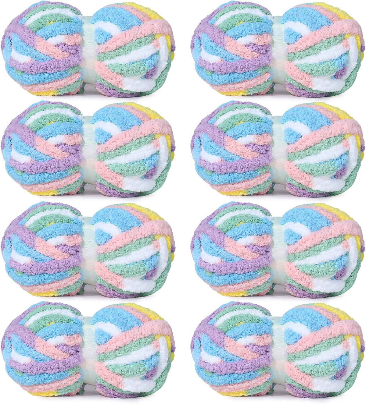 HOMBYS mixed chunky chenille yarn product image
