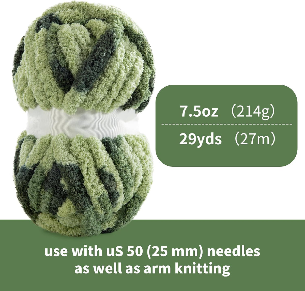 HOMBYS mixed chunky chenille yarn product image