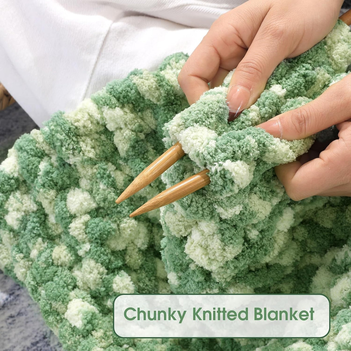 HOMBYS mixed chunky chenille yarn product image