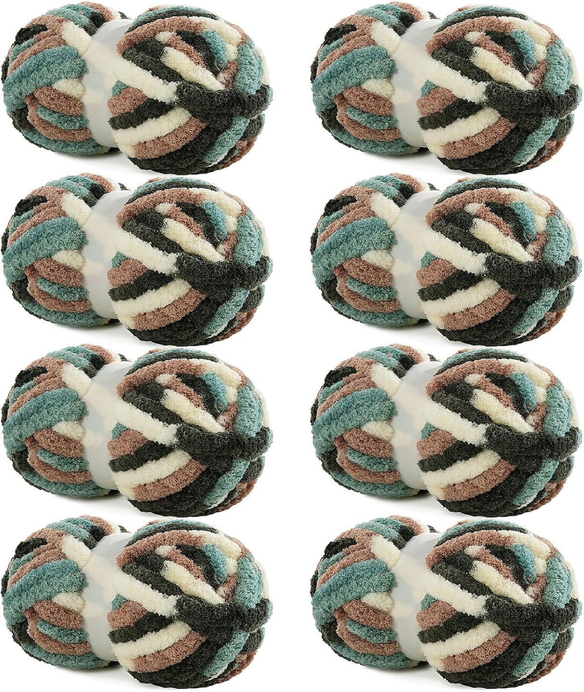 HOMBYS mixed chunky chenille yarn product image
