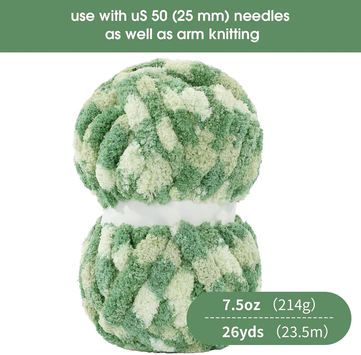 HOMBYS mixed chunky chenille yarn product image