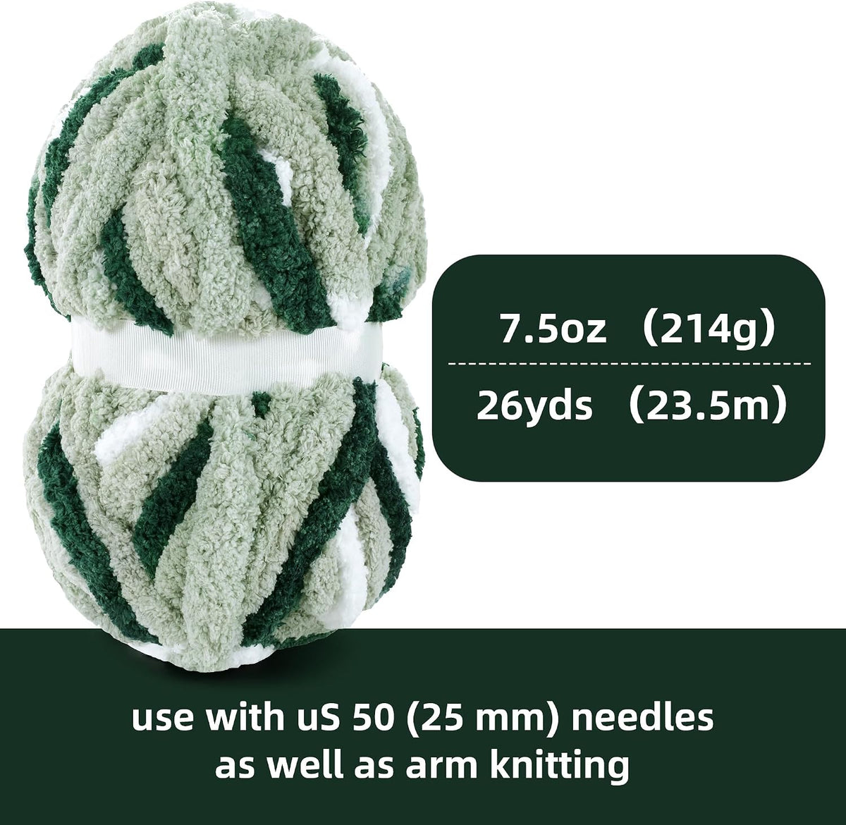 HOMBYS mixed chunky chenille yarn product image