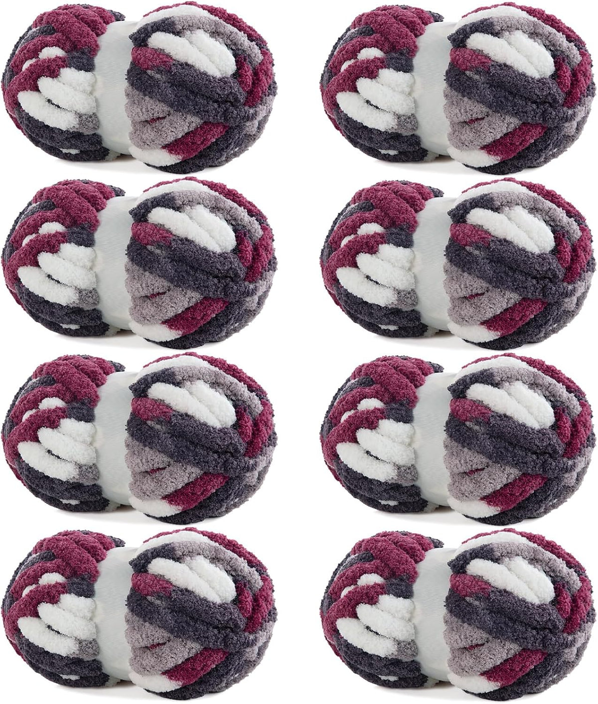 HOMBYS mixed chunky chenille yarn product image