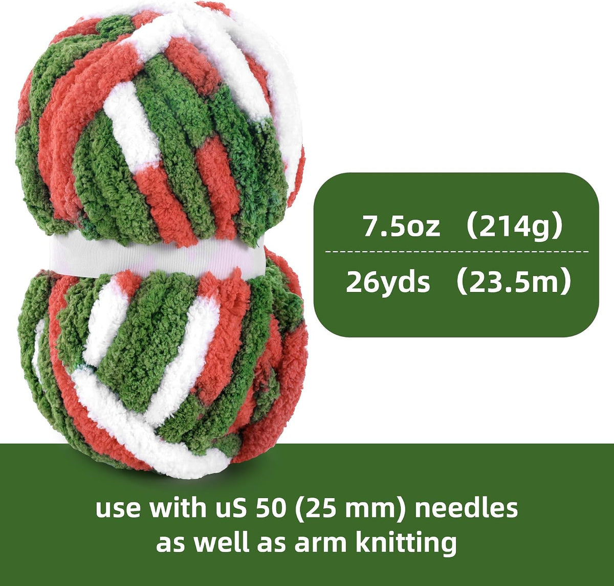 HOMBYS mixed chunky chenille yarn product image