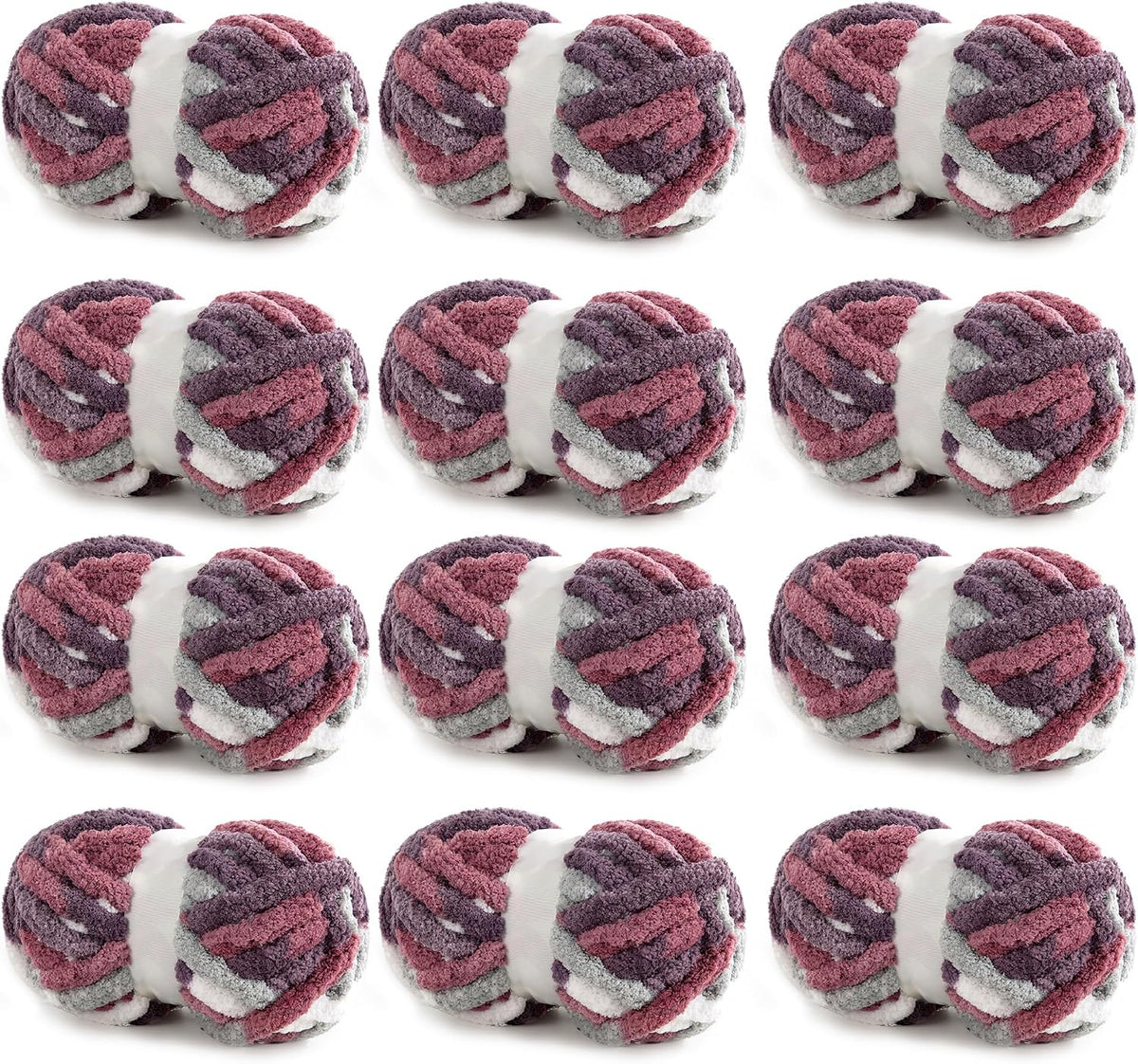 HOMBYS mixed chunky chenille yarn product image