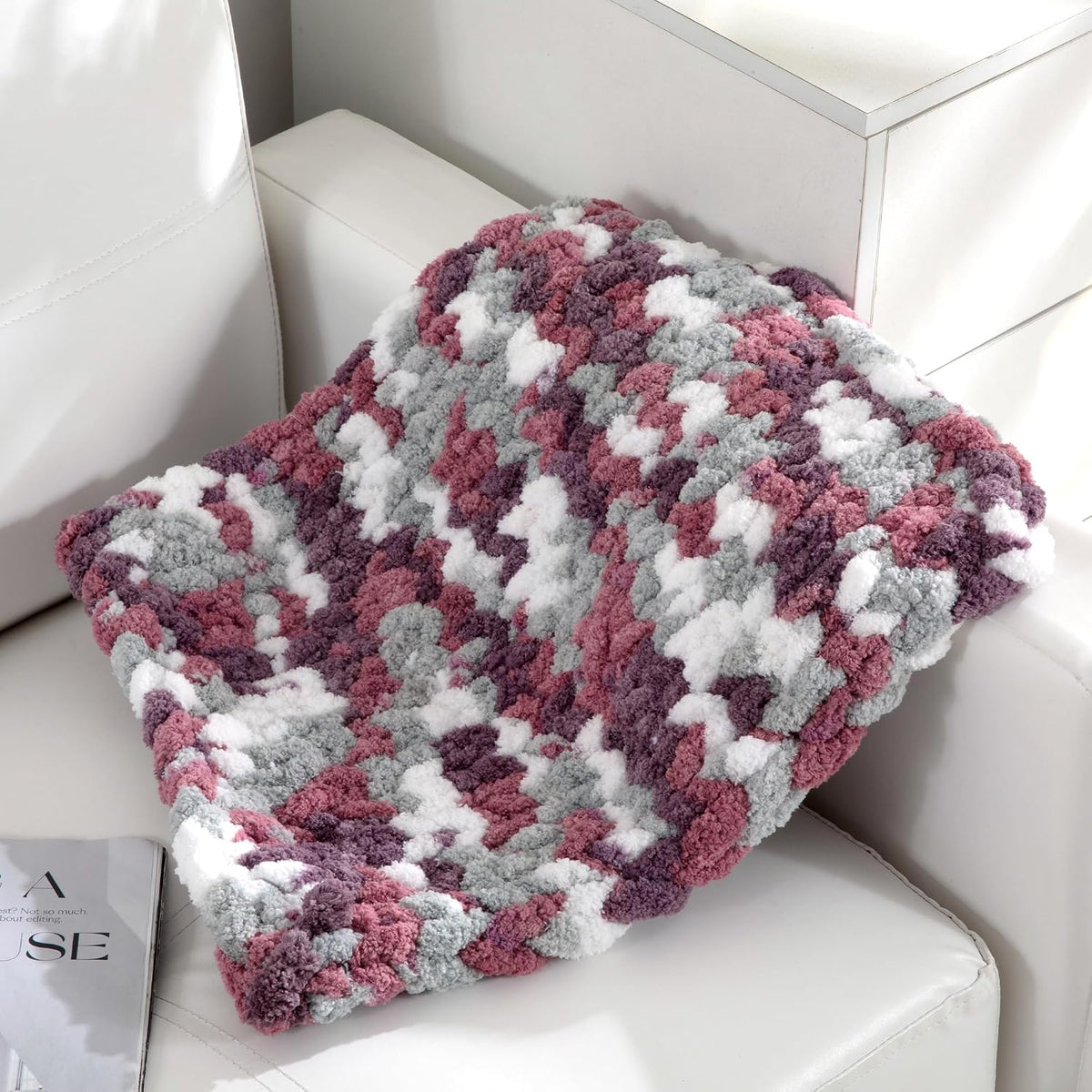 HOMBYS mixed chunky chenille yarn product image