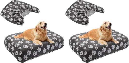 Hombys dark gray waterproof dog bed cover