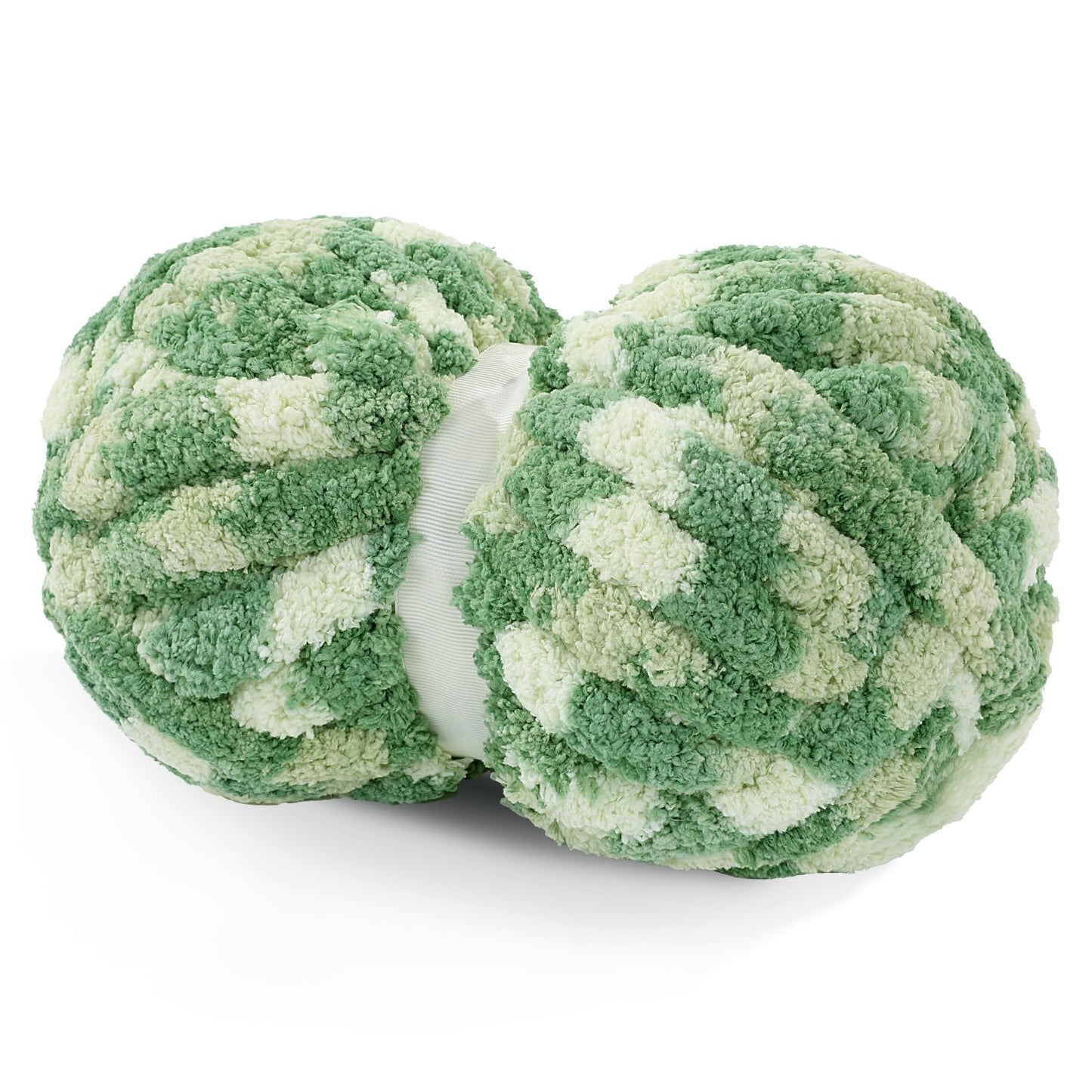HOMBYS Sage Green Multi Chunky Chenille Yarn, 8 Skeins, 26 yd / 7.5 oz Each