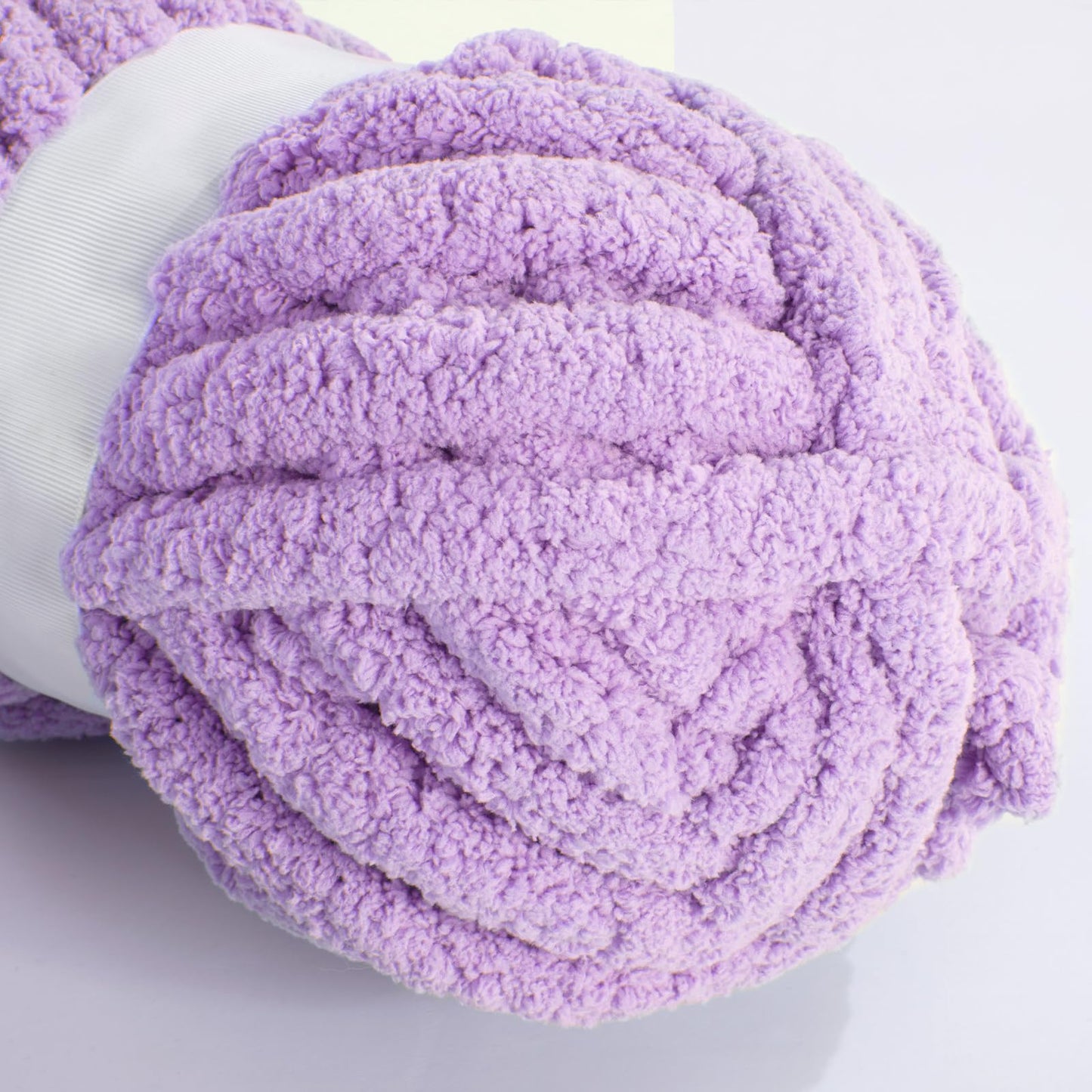 HOMBYS purple Chunky Chenille Yarn, 8 Skeins, 27 yd / 8 oz Each