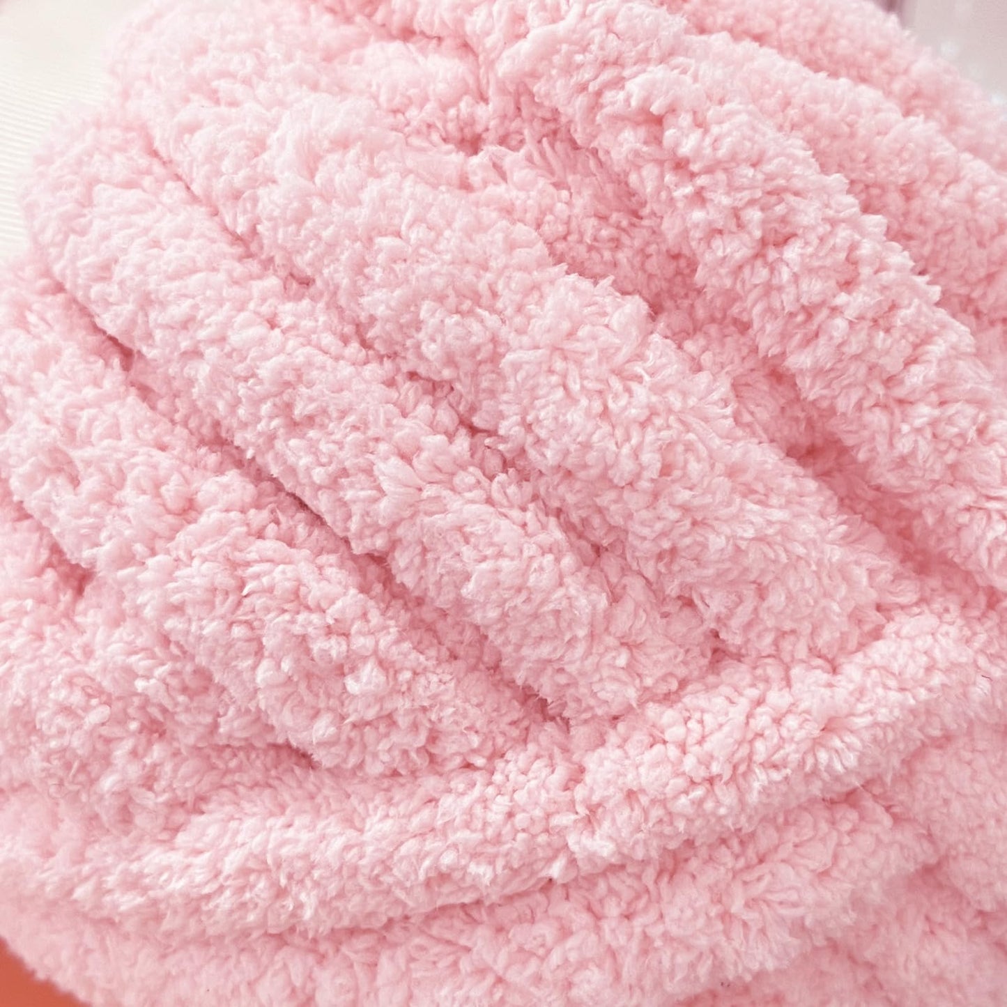 HOMBYS Pink Chunky Chenille Yarn, 8 Skeins, 27 yd / 8 oz Each