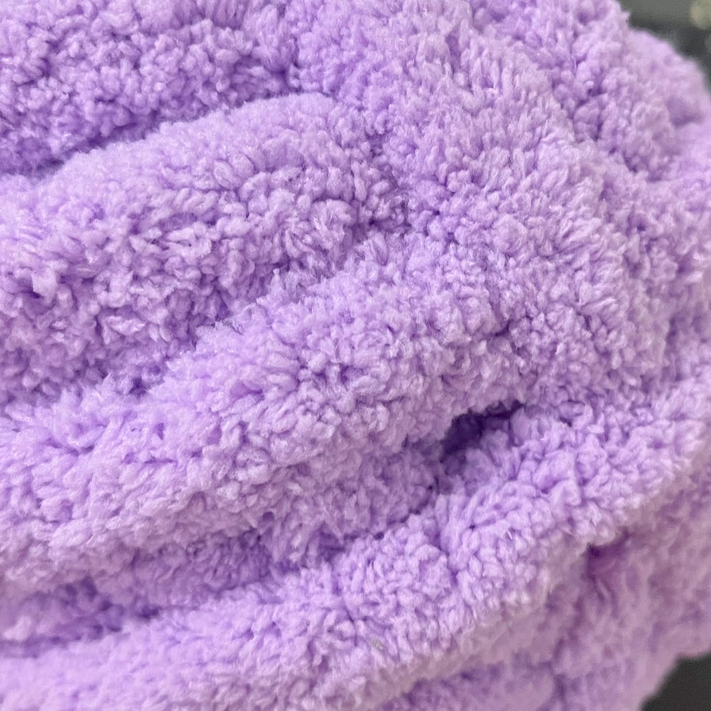 HOMBYS purple Chunky Chenille Yarn, 8 Skeins, 27 yd / 8 oz Each