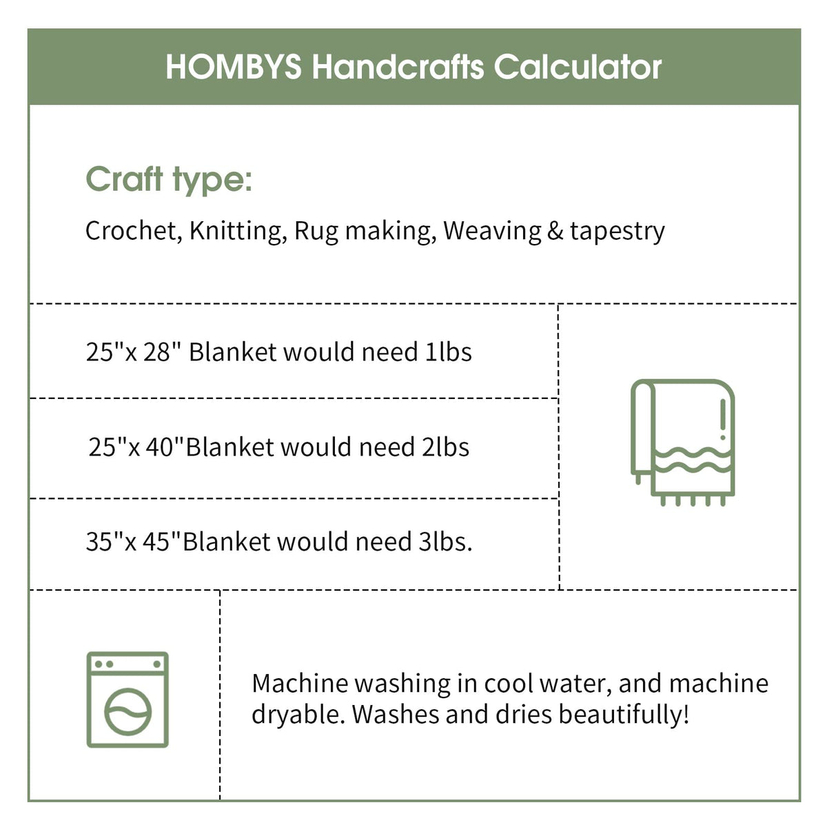 HOMBYS 4 Green & 4 Dark Green Chunky Chenille Yarn, 8 Skeins, 27 yd / 8 oz Each