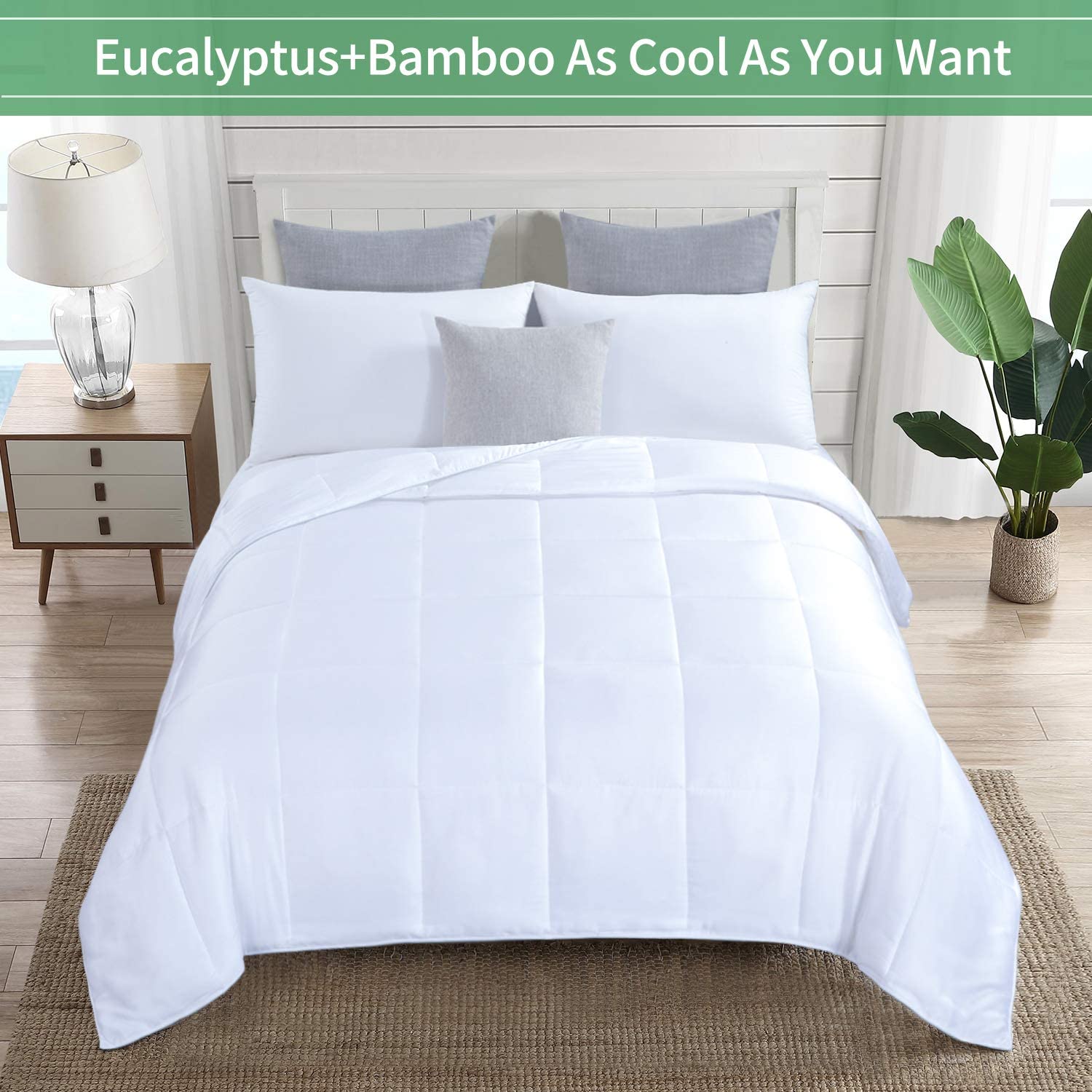 HOMBYS Lightweight Cooling Eucalyptus, Viscose Made from