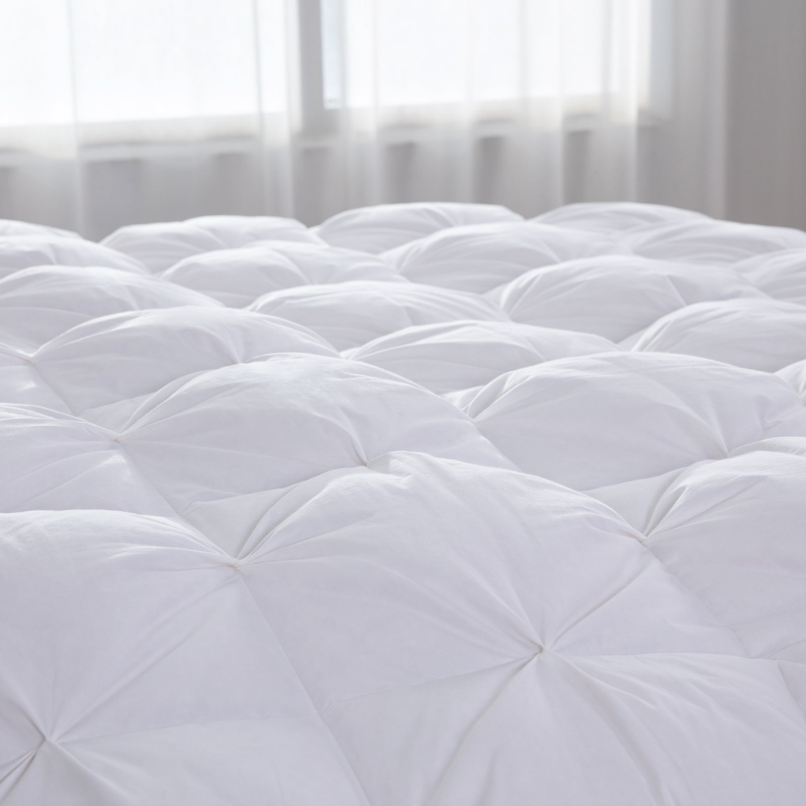 Hombys Oversized King Comforter Set, Ultra Soft Pinch Pleat Bedding With Pintuck Down Alternative Comforter, Ruffles For All Season (Dark Grey, Oversized King-120"x120